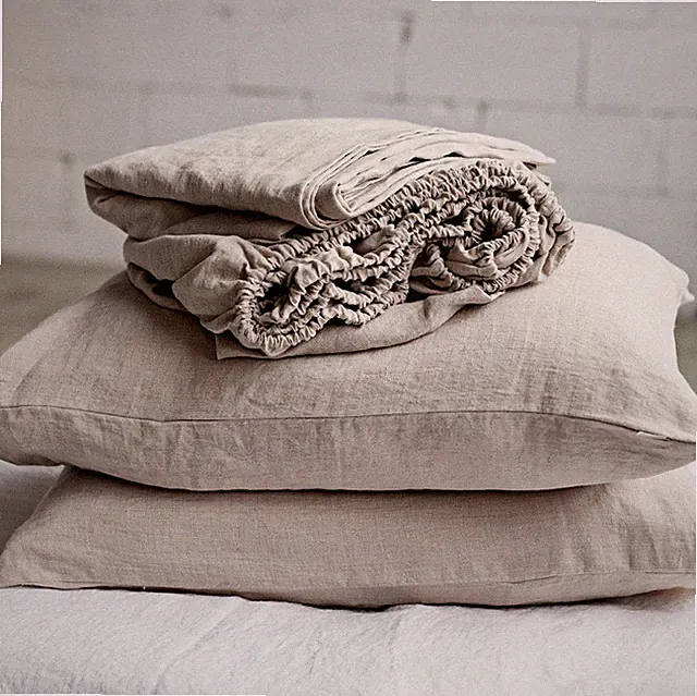 100% French Linen SHEET SET,4pcs,Super King,King,Queen,Double,Single,Many Colors