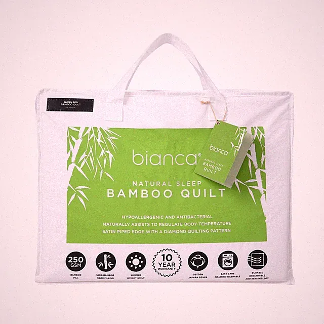 Bianca Natural Sleep Bamboo Quilt