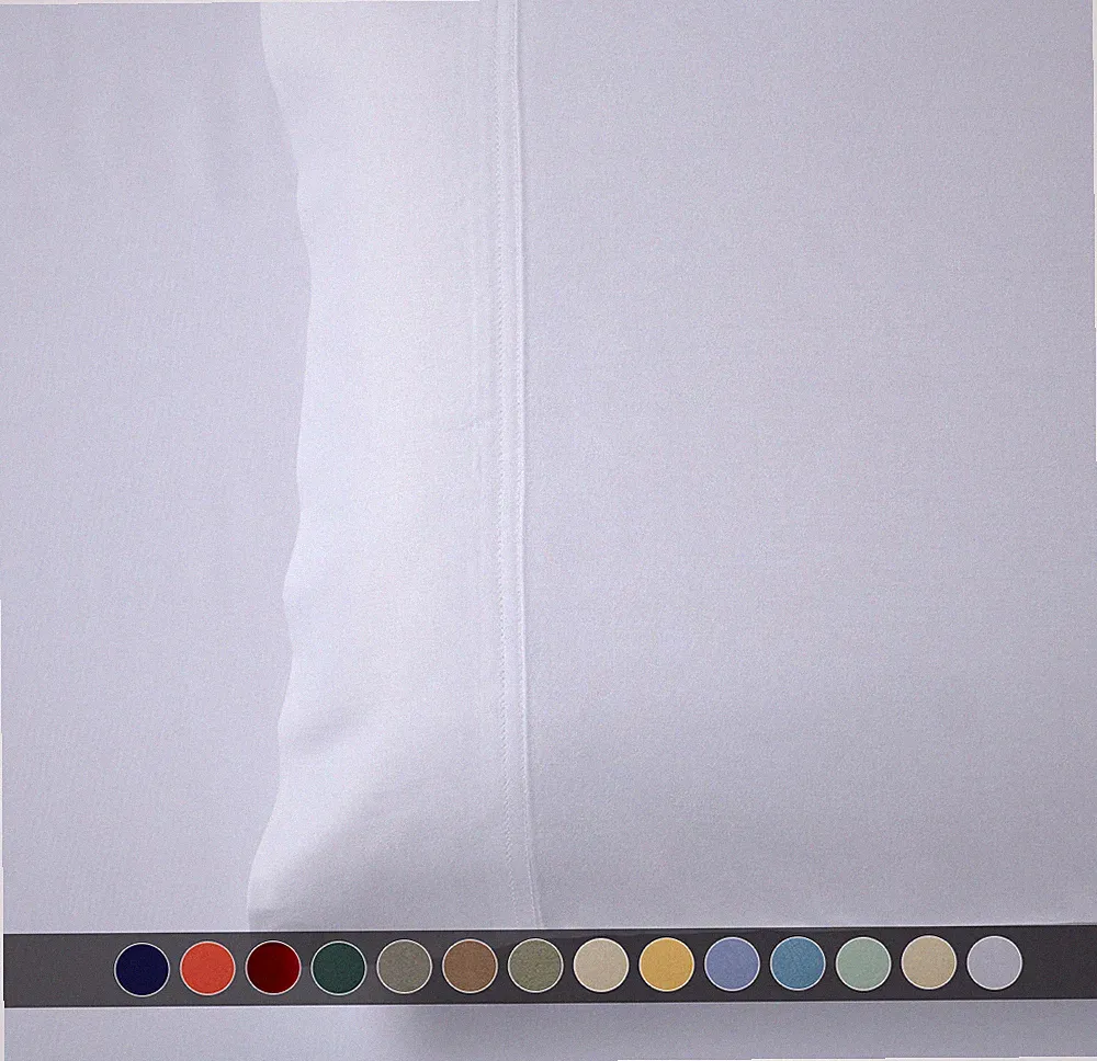 King Pillowcases Pair Super Silky Soft & Cool 100% Viscose from Bamboo Solid