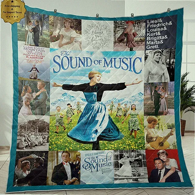 The Sound of Music Quilts, The Sound of Music Quilt Blanket Soft and Cozy Luxury