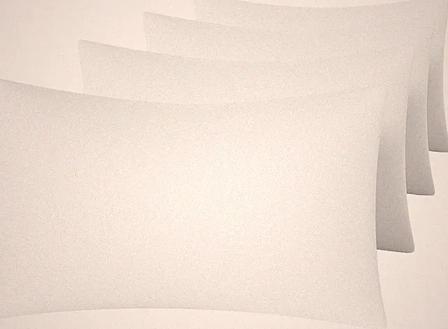 White King Size Pillow Cases Set of 4 - Super Soft, Smooth and Breathable Pillow