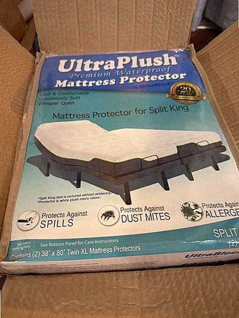 Wholesale Lot Of 5 Waterproof Split King Or Twin Xl Mattress Protector Ultra